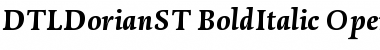 Download DTLDorianST BoldItalic Font Title Preview
