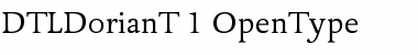 Download DTL Dorian T Regular Font Title Preview