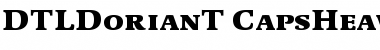 Download DTL Dorian T Caps Heavy Font Title Preview