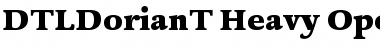 Download DTLDorianT Heavy Font Title Preview