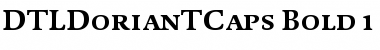 Download DTL Dorian T Caps Bold Font Title Preview
