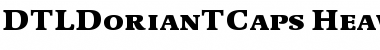 Download DTLDorianTCaps Heavy Font Title Preview