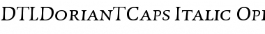 Download DTLDorianTCaps Italic Font Title Preview