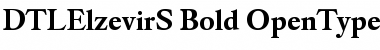 Download DTLElzevirS Bold Font Title Preview
