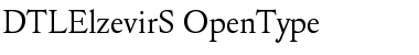Download DTLElzevirS Regular Font Title Preview