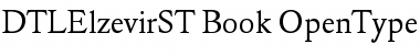 Download DTL Elzevir ST Book Font Title Preview