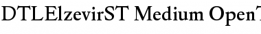 Download DTL Elzevir ST Medium Font Title Preview