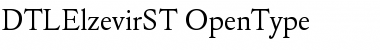 Download DTL Elzevir ST Regular Font Title Preview