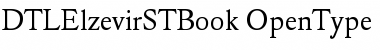 Download DTLElzevirSTBook Regular Font Title Preview