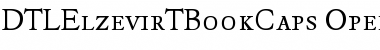 Download DTLElzevirTBookCaps Regular Font Title Preview
