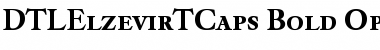 Download DTLElzevirTCaps Bold Font Title Preview
