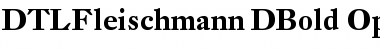Download DTL Fleischmann D Bold Font Title Preview