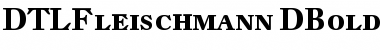 Download DTL Fleischmann D Bold Caps Font Title Preview