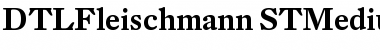 Download DTL Fleischmann ST Medium Font Title Preview