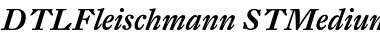 Download DTL Fleischmann ST Medium Italic Font Title Preview