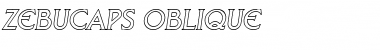 Download ZebuCaps Oblique Font