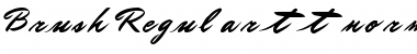 Download Brush Regular Font Title Preview