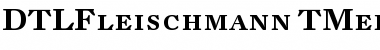 Download DTL Fleischmann T Medium Caps Font Title Preview