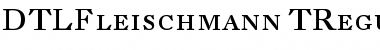 Download DTL Fleischmann T Regular Caps Font Title Preview