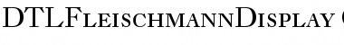 Download DTL Fleischmann Display Regular Font Title Preview