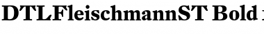 Download DTL Fleischmann ST Bold Font Title Preview