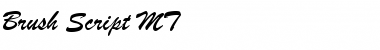 Download Brush Script MT Regular Font Title Preview