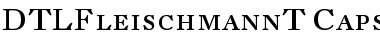 Download DTL Fleischmann T Caps Regular Font Title Preview