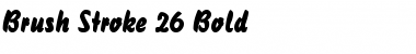 Download Brush Stroke 26 Bold Font Title Preview