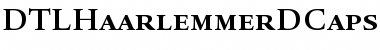 Download DTLHaarlemmerDCaps Bold Font Title Preview