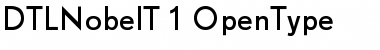 Download DTL Nobel T Regular Font Title Preview