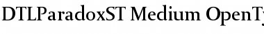 Download DTLParadoxST Medium Font Title Preview