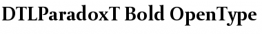 Download DTLParadoxT Bold Font Title Preview