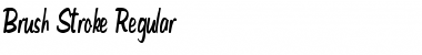 Download Brush Regular Font Title Preview