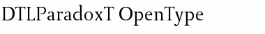Download DTLParadoxT Regular Font Title Preview