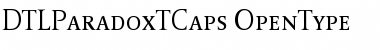 Download DTLParadoxTCaps Regular Font Title Preview
