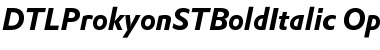 Download DTLProkyonST Regular Font Title Preview