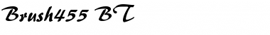 Download Brush455 BT Regular Font Title Preview