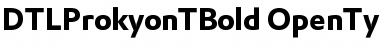Download DTLProkyonT Regular Font Title Preview