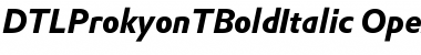 Download DTLProkyonT Regular Font Title Preview