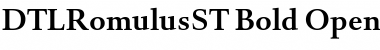 Download DTLRomulusST Regular Font Title Preview