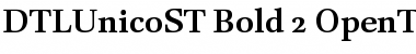 Download DTLUnicoST Regular Font Title Preview