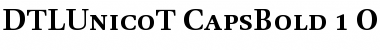 Download DTL Unico T Caps Bold Font Title Preview