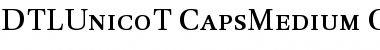 Download DTL Unico T Caps Medium Font Title Preview