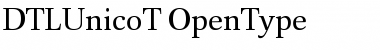 Download DTL Unico T Regular Font Title Preview