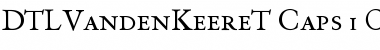 Download DTL VandenKeere T Caps Regular Font Title Preview
