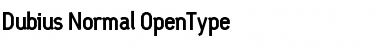 Download Dubius Normal Font Title Preview