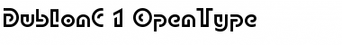 Download DublonC Regular Font Title Preview