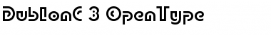 Download DublonC Regular Font Title Preview
