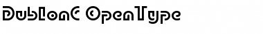 Download DublonC Regular Font Title Preview