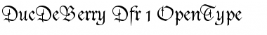Download Duc De Berry Dfr Font Title Preview